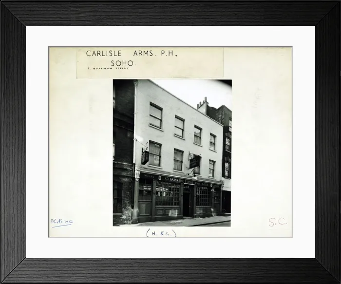 Framed Print : Photograph of Carlisle Arms, Soho, London Framed Print : Photograph of Carlisle Arms, Soho, London