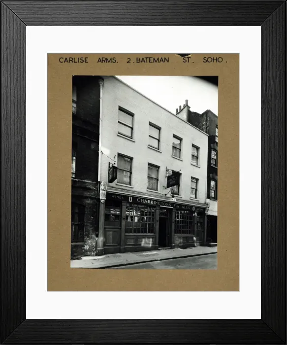 Framed Print : Photograph of Carlisle Arms, Soho, London Framed Print : Photograph of Carlisle Arms, Soho, London