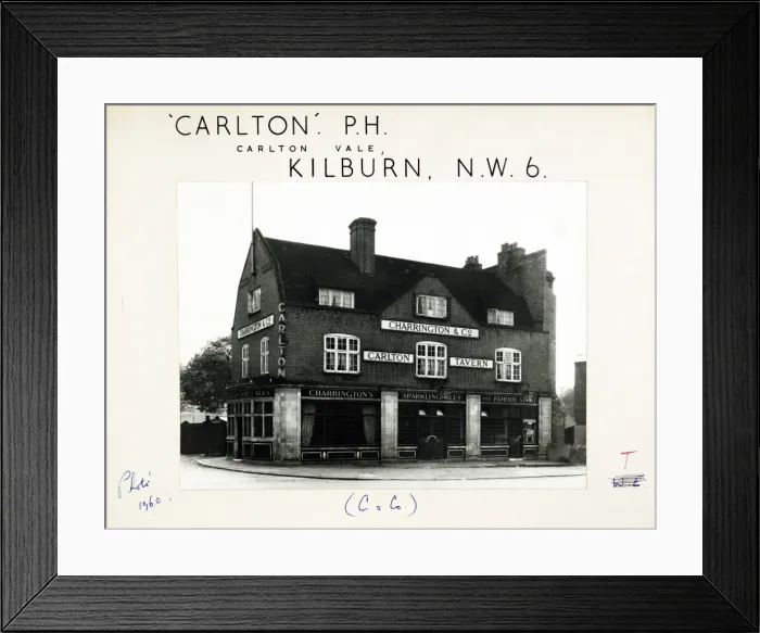 Framed Print : Photograph of Carlton PH, Kilburn (New), London Framed Print : Photograph of Carlton PH, Kilburn (New), London