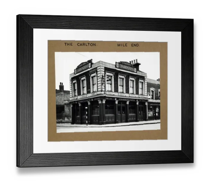 Framed Print : Photograph of Carlton PH, Mile End, London