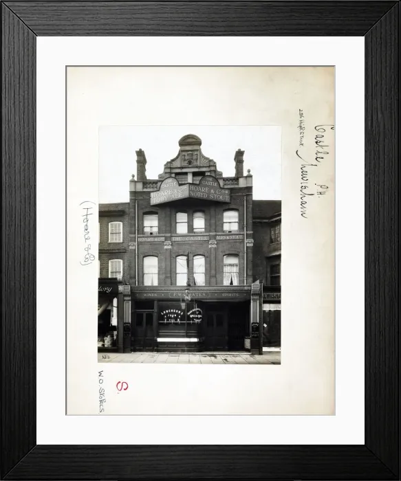 Framed Print : Photograph of Castle PH, Lewisham, London Framed Print : Photograph of Castle PH, Lewisham, London