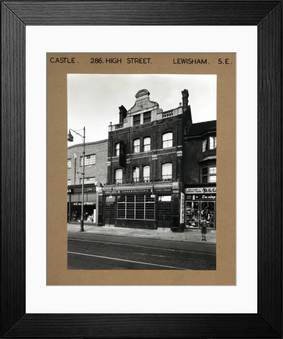 Framed Print : Photograph of Castle PH, Lewisham, London Framed Print : Photograph of Castle PH, Lewisham, London