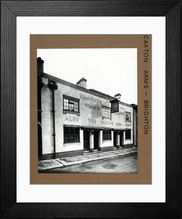 Framed Print : Photograph of Caxton Arms, Brighton, Sussex Framed Print : Photograph of Caxton Arms, Brighton, Sussex