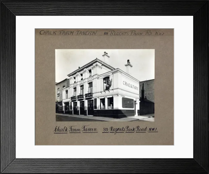 Framed Print : Photograph of Chalk Farm Tavern, Camden Town, London
