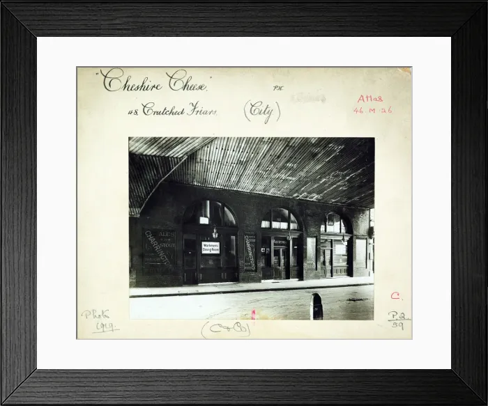Framed Print : Photograph of Cheshire Cheese PH, Crutched Friars, London Framed Print : Photograph of Cheshire Cheese PH, Crutched Friars, London