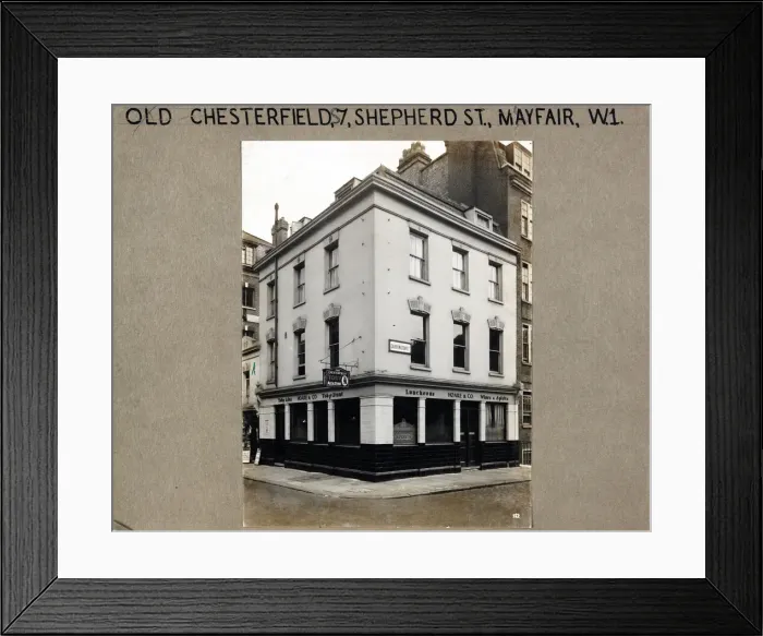 Framed Print : Photograph of Chesterfield PH, Mayfair, London Framed Print : Photograph of Chesterfield PH, Mayfair, London