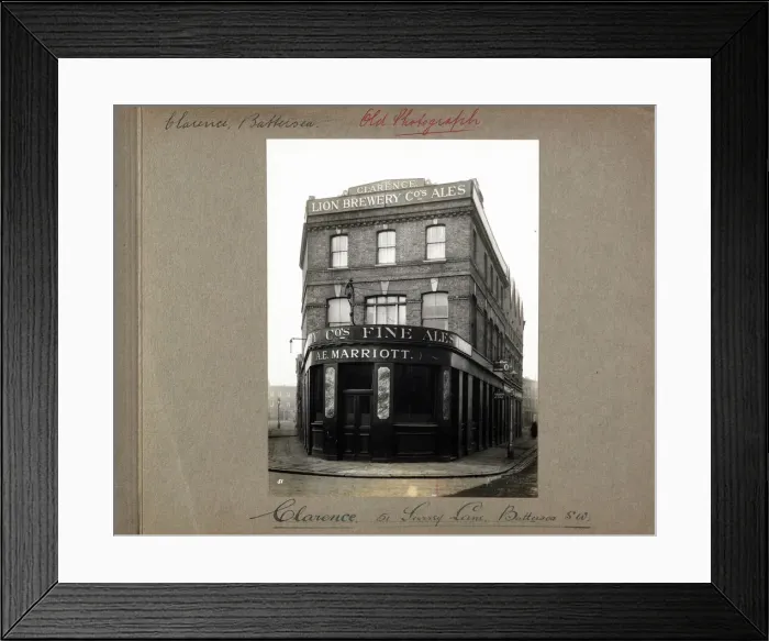 Framed Print : Photograph of Clarence PH, Battersea, London Framed Print : Photograph of Clarence PH, Battersea, London