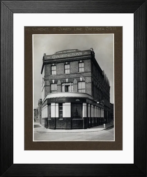 Framed Print : Photograph of Clarence PH, Battersea, London Framed Print : Photograph of Clarence PH, Battersea, London