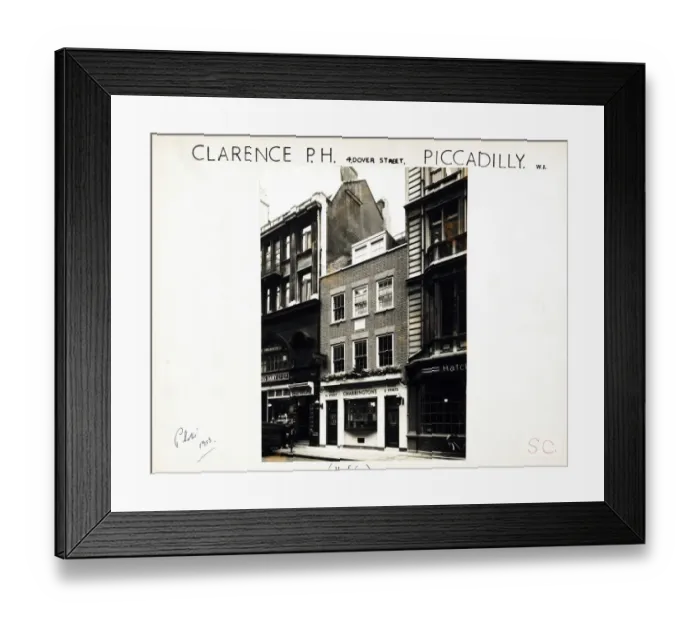 Framed Print : Photograph of Clarence PH, Piccadilly (New), London Framed Print : Photograph of Clarence PH, Piccadilly (New), London