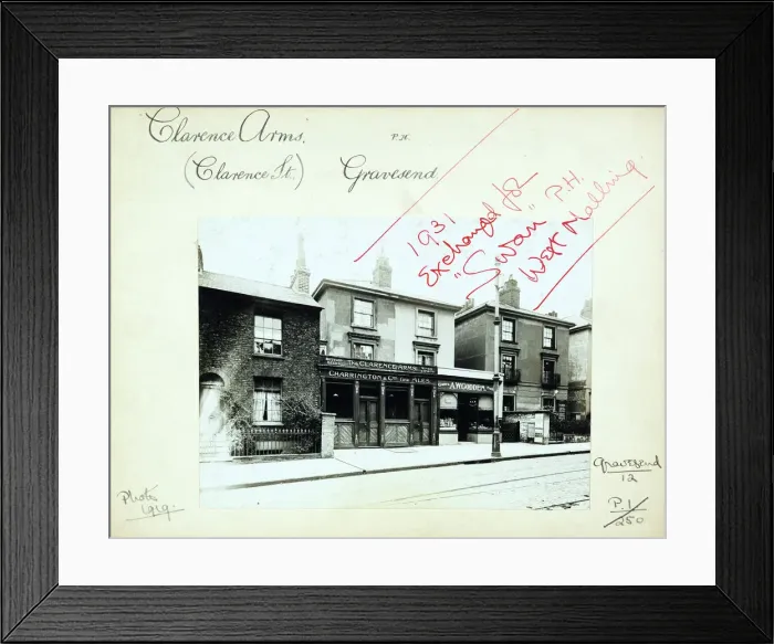 Framed Print : Photograph of Clarence Arms, Gravesend, Kent Framed Print : Photograph of Clarence Arms, Gravesend, Kent