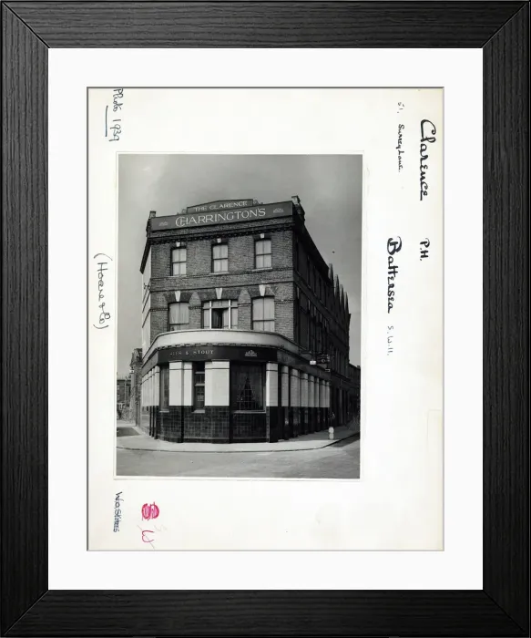 Framed Print : Photograph of Clarence PH, Battersea, London Framed Print : Photograph of Clarence PH, Battersea, London
