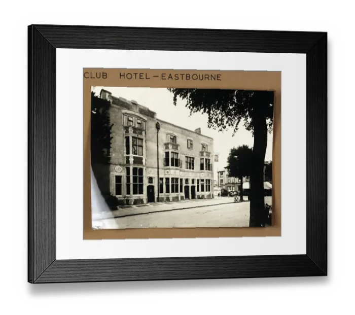 Framed Print : Photograph of Club Hotel, Eastbourne, Sussex Framed Print : Photograph of Club Hotel, Eastbourne, Sussex
