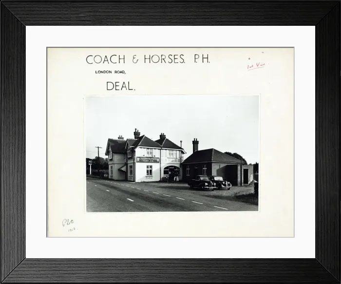 Framed Print : Photograph of Coach & Horses PH, Deal, Kent Framed Print : Photograph of Coach & Horses PH, Deal, Kent