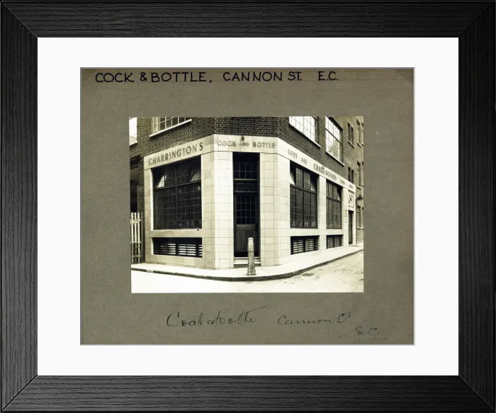 Framed Print : Photograph of Cock & Bottle PH, City, London Framed Print : Photograph of Cock & Bottle PH, City, London