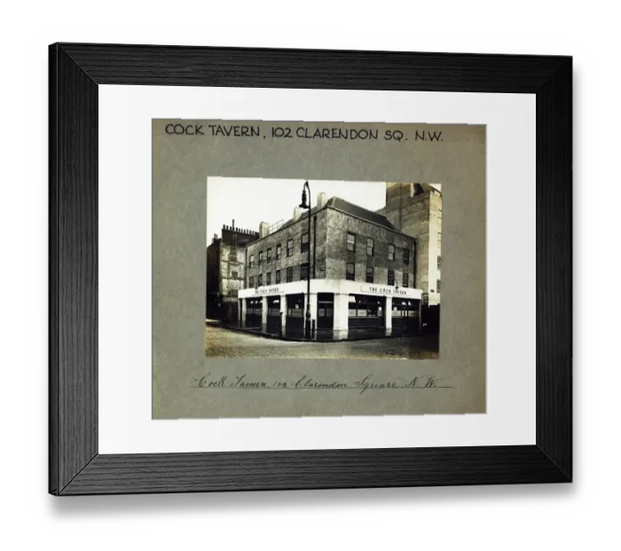 Framed Print : Photograph of Cock Tavern, Somers Town, London Framed Print : Photograph of Cock Tavern, Somers Town, London