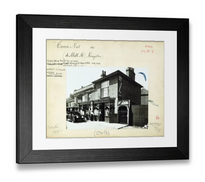 Framed Print : Photograph of Cocoanut PH, Kingston (Old), Surrey Framed Print : Photograph of Cocoanut PH, Kingston (Old), Surrey