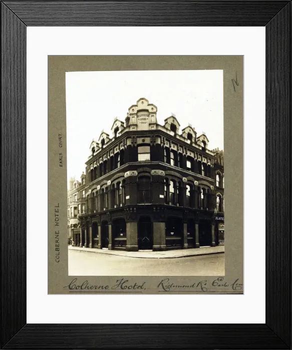 Framed Print : Photograph of Coleherne PH, Earls Court, London Framed Print : Photograph of Coleherne PH, Earls Court, London