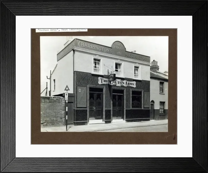 Framed Print : Photograph of Colton Arms, Kensington, London Framed Print : Photograph of Colton Arms, Kensington, London