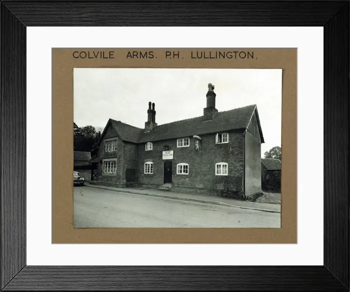 Framed Print : Photograph of Colvile Arms, Lullington, Derbyshire Framed Print : Photograph of Colvile Arms, Lullington, Derbyshire