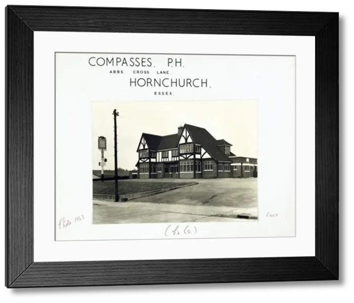 Framed Print : Photograph of Compasses PH, Hornchurch, Essex Framed Print : Photograph of Compasses PH, Hornchurch, Essex