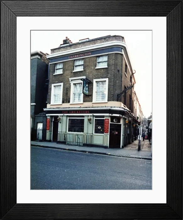 Framed Print : Photograph of Cricketers PH, Greenwich, London