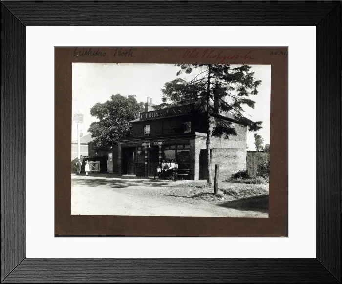 Framed Print : Photograph of Cricketers PH, Hook, Surrey Framed Print : Photograph of Cricketers PH, Hook, Surrey