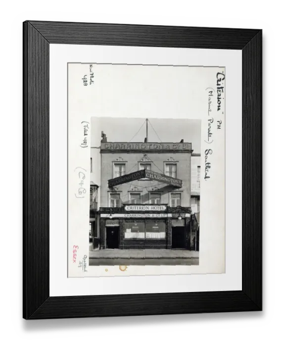 Framed Print : Photograph of Criterion PH, Southend, Essex Framed Print : Photograph of Criterion PH, Southend, Essex