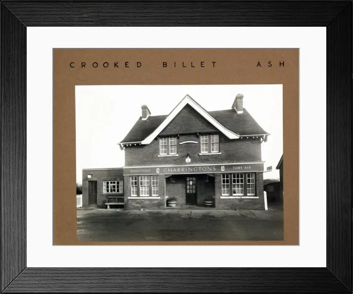 Framed Print : Photograph of Crooked Billet PH, Ash, Kent Framed Print : Photograph of Crooked Billet PH, Ash, Kent