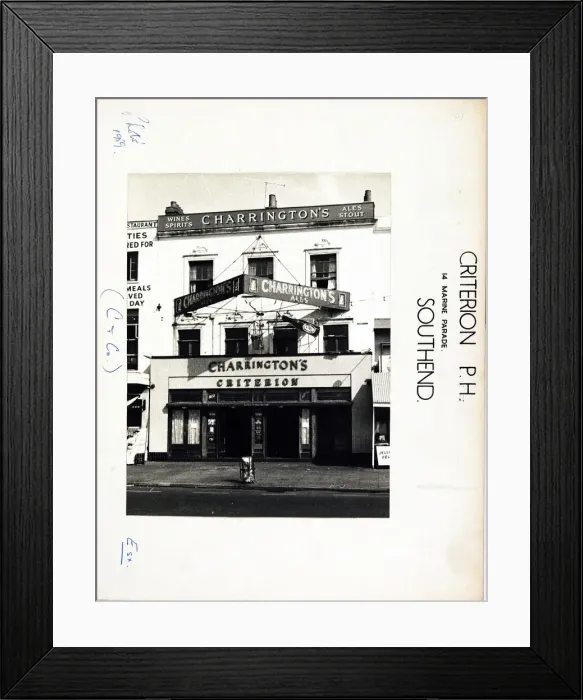 Framed Print : Photograph of Criterion PH, Southend, Essex Framed Print : Photograph of Criterion PH, Southend, Essex