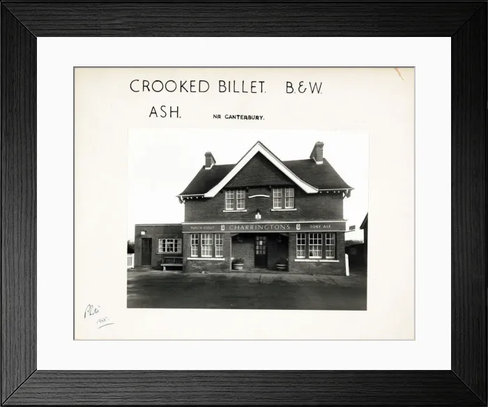 Framed Print : Photograph of Crooked Billet PH, Ash, Kent Framed Print : Photograph of Crooked Billet PH, Ash, Kent