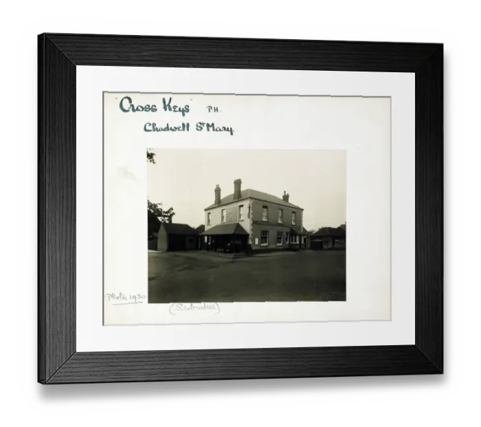 Framed Print : Photograph of Cross Keys PH, Chadwell St Mary, Essex Framed Print : Photograph of Cross Keys PH, Chadwell St Mary, Essex