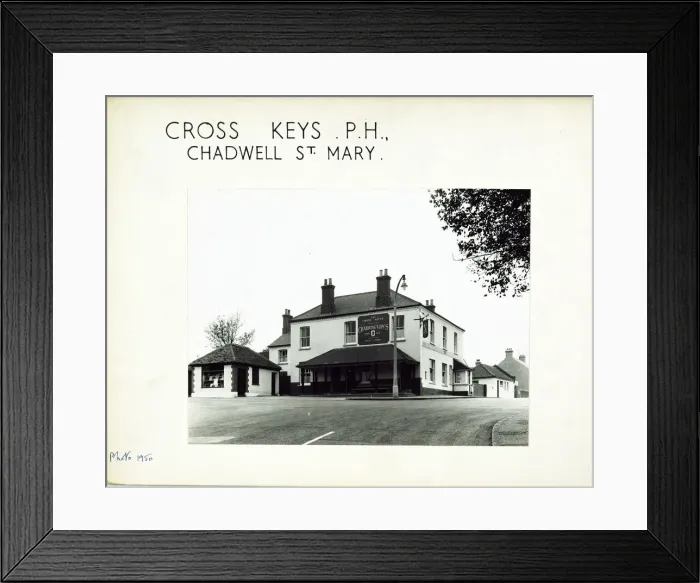 Framed Print : Photograph of Cross Keys PH, Chadwell St Mary, Essex