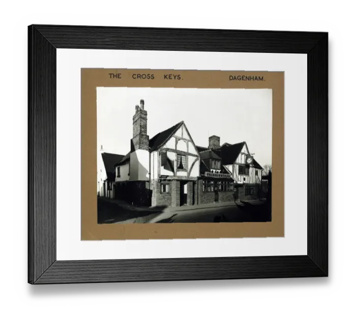 Framed Print : Photograph of Cross Keys PH, Dagenham (New), Essex Framed Print : Photograph of Cross Keys PH, Dagenham (New), Essex