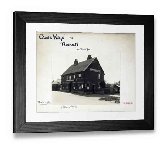 Framed Print : Photograph of Cross Keys PH, Roxwell, Essex Framed Print : Photograph of Cross Keys PH, Roxwell, Essex