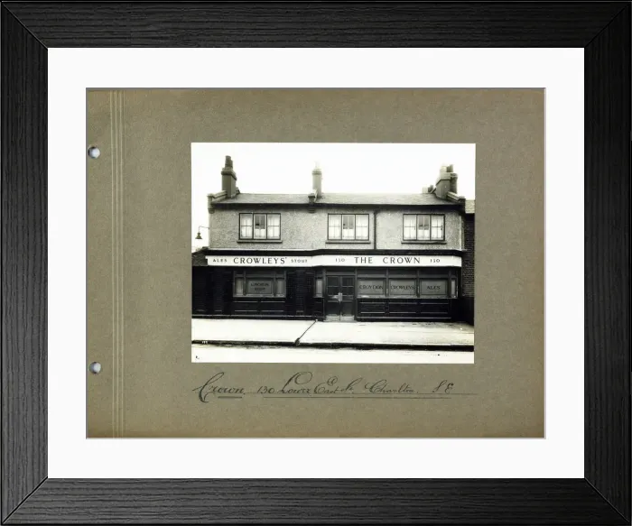 Framed Print : Photograph of Crown PH, Charlton, London