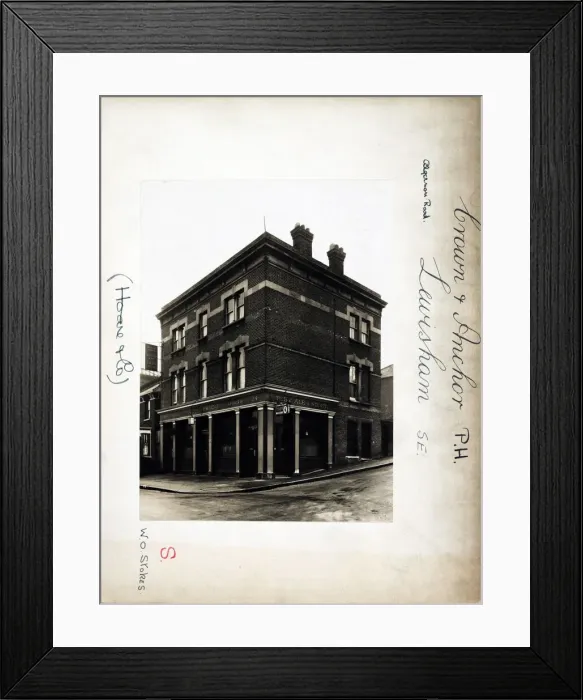 Framed Print : Photograph of Crown & Anchor PH, Lewisham, London Framed Print : Photograph of Crown & Anchor PH, Lewisham, London