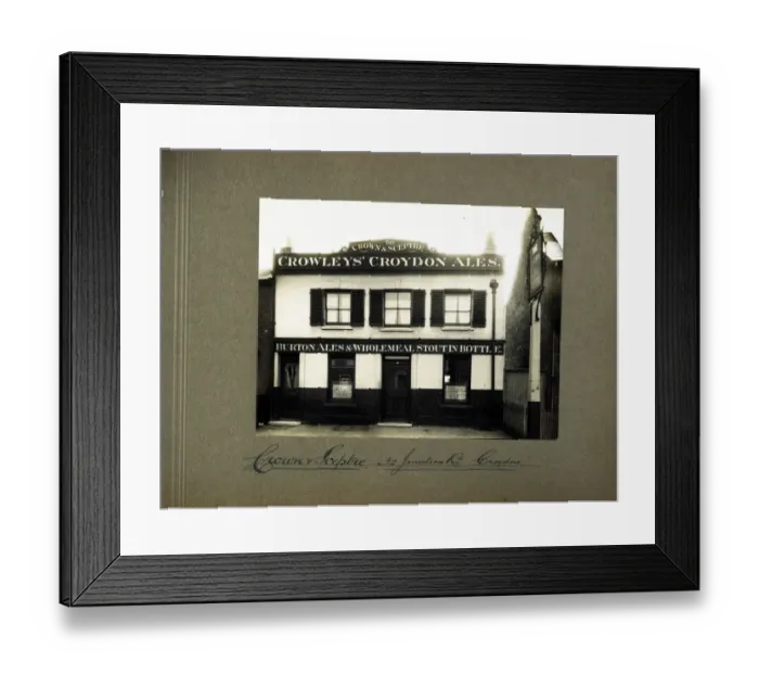 Framed Print : Photograph of Crown & Sceptre PH, Croydon, Surrey Framed Print : Photograph of Crown & Sceptre PH, Croydon, Surrey