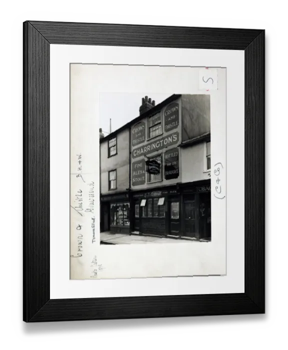 Framed Print : Photograph of Crown & Thistle PH, Gravesend, Kent Framed Print : Photograph of Crown & Thistle PH, Gravesend, Kent