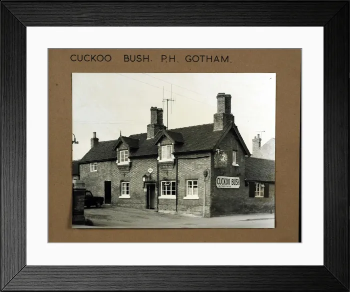 Framed Print : Photograph of Cuckoo Bush PH, Gotham, Nottinghamshire Framed Print : Photograph of Cuckoo Bush PH, Gotham, Nottinghamshire