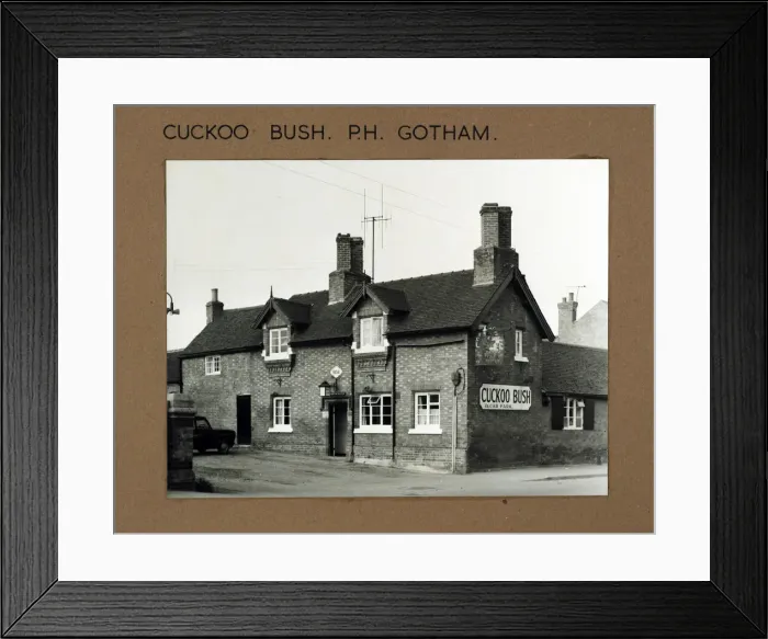Framed Print : Photograph of Cuckoo Bush PH, Gotham, Nottinghamshire Framed Print : Photograph of Cuckoo Bush PH, Gotham, Nottinghamshire