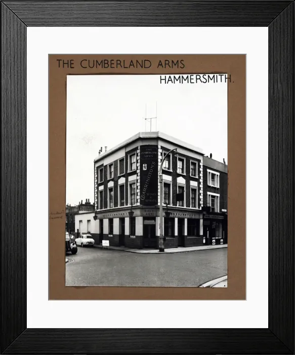 Framed Print : Photograph of Cumberland Arms, Hammersmith, London Framed Print : Photograph of Cumberland Arms, Hammersmith, London