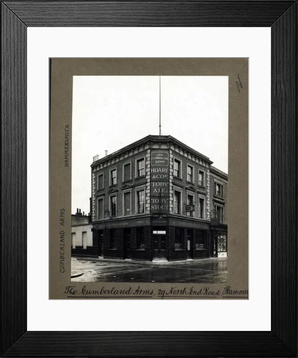 Framed Print : Photograph of Cumberland Arms, Hammersmith, London Framed Print : Photograph of Cumberland Arms, Hammersmith, London