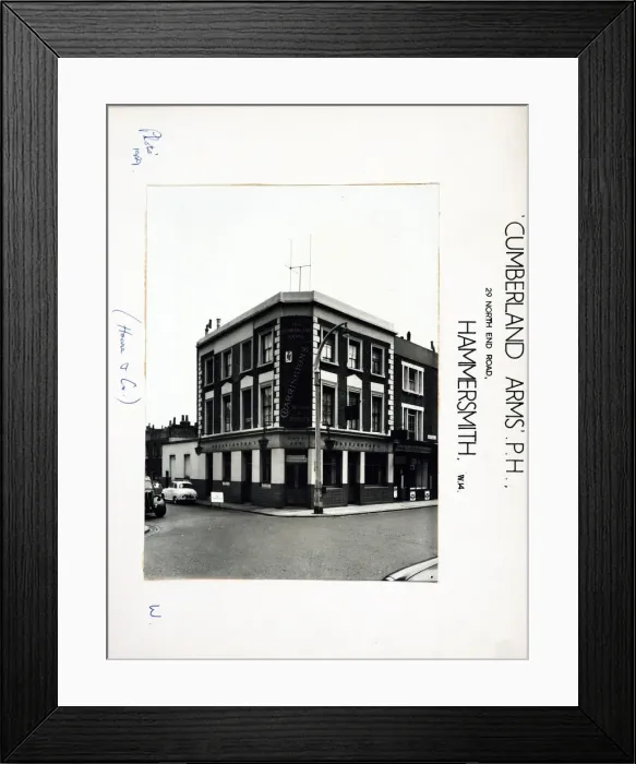 Framed Print : Photograph of Cumberland Arms, Hammersmith, London Framed Print : Photograph of Cumberland Arms, Hammersmith, London