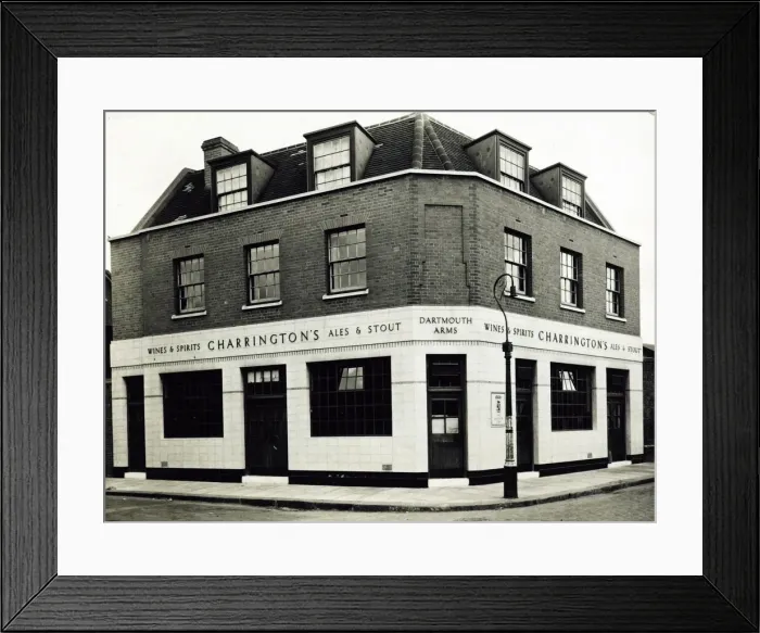 Framed Print : Photograph of Dartmouth Arms, Canning Town (New), London