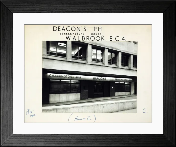Framed Print : Photograph of Deacons PH, Walbrook, London