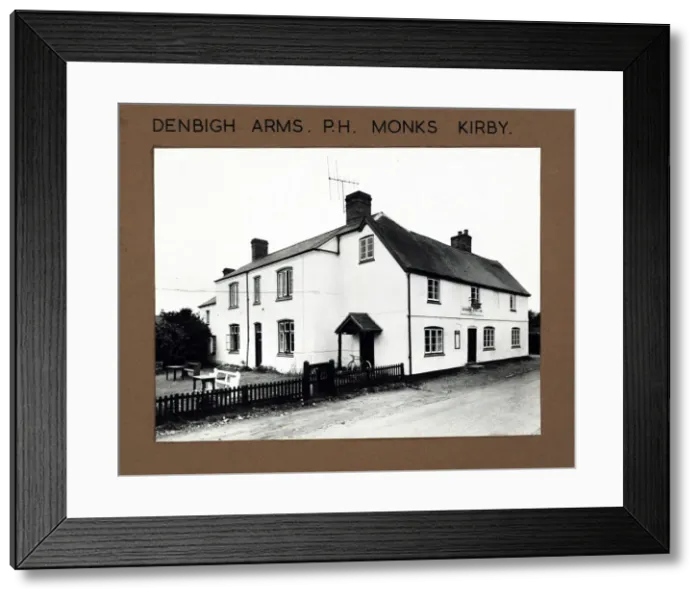 Framed Print : Photograph of Denbigh Arms, Monks Kirby, Warwickshire Framed Print : Photograph of Denbigh Arms, Monks Kirby, Warwickshire