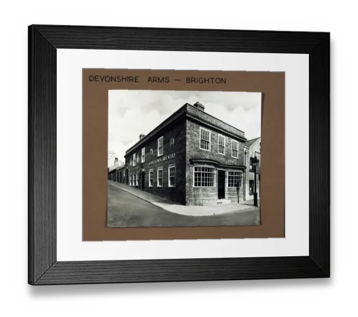 Framed Print : Photograph of Devonshire Arms, Brighton, Sussex Framed Print : Photograph of Devonshire Arms, Brighton, Sussex