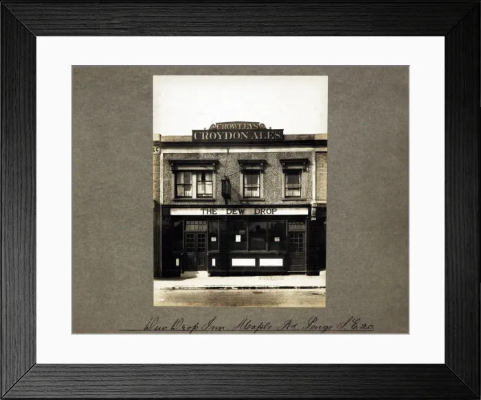 Framed Print : Photograph of Dew Drop PH, Penge, London Framed Print : Photograph of Dew Drop PH, Penge, London