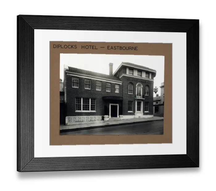 Framed Print : Photograph of Diplocks Hotel, Eastbourne, Sussex Framed Print : Photograph of Diplocks Hotel, Eastbourne, Sussex
