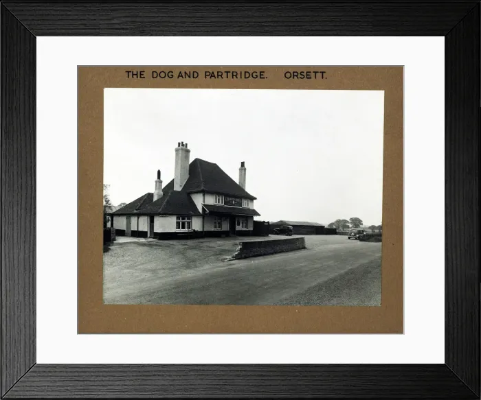 Framed Print : Photograph of Dog & Partridge PH, Orsett, Essex Framed Print : Photograph of Dog & Partridge PH, Orsett, Essex